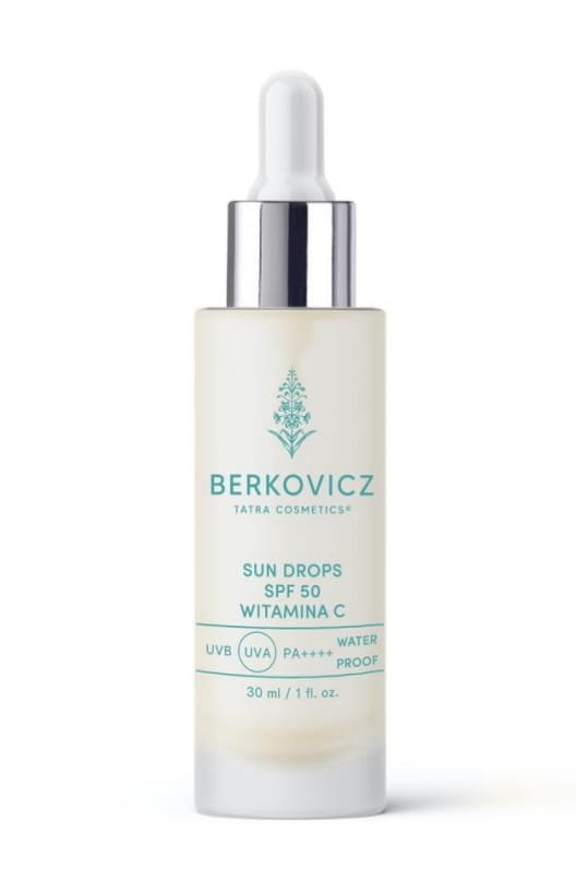 Nieznana Berkovicz Serum Sun Drops SPF 50 z Witaminą C — Składniki i ocena