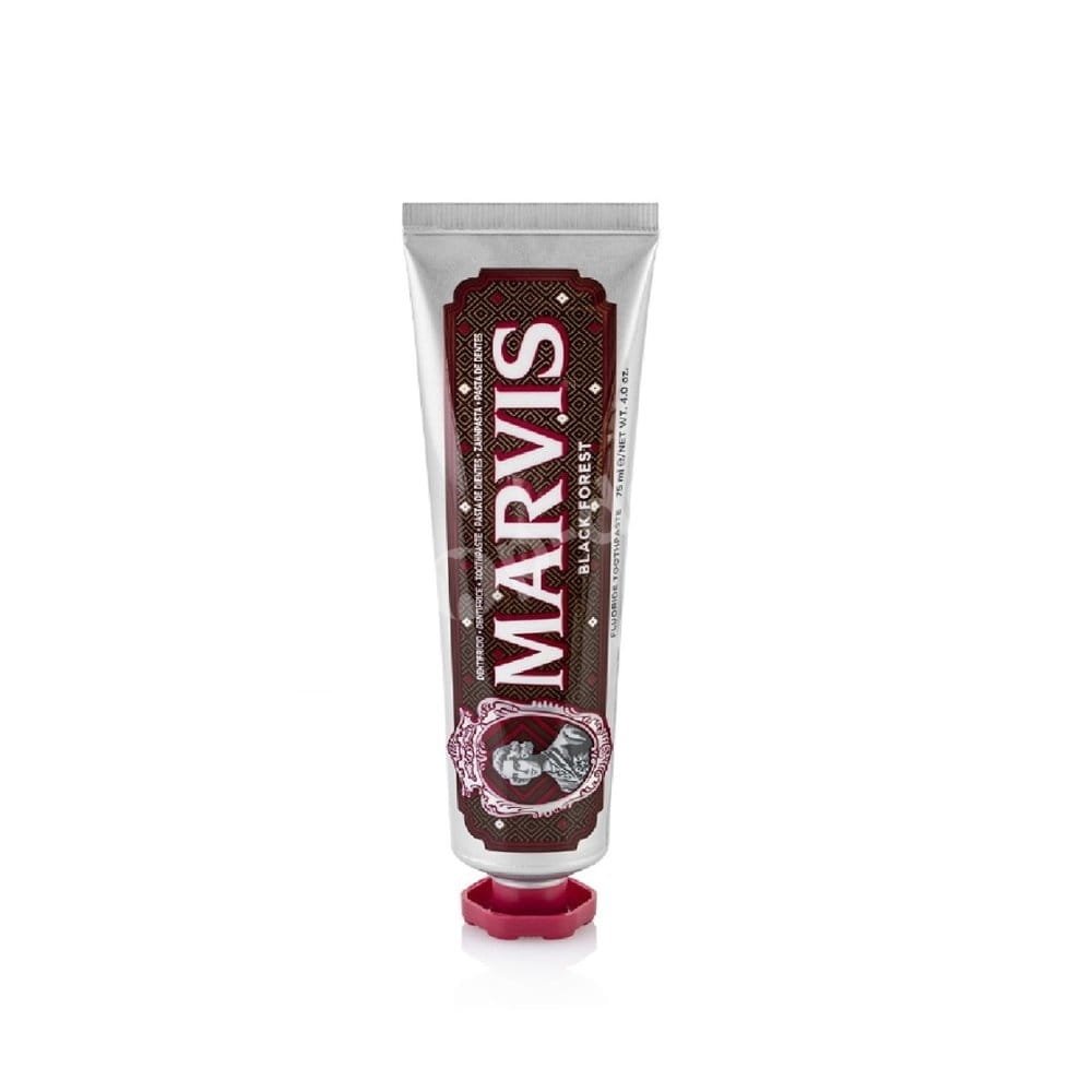 MARVIS Marvis Black Forest Pasta do zębów o smaku mięty z nutą wiśni i czekolady 75 ml — Składniki i ocena