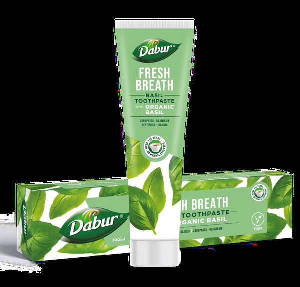 Dabur Dabur Herbal Basil 100ml - pasta do zębów z bazylią (zielona) — Składniki i ocena