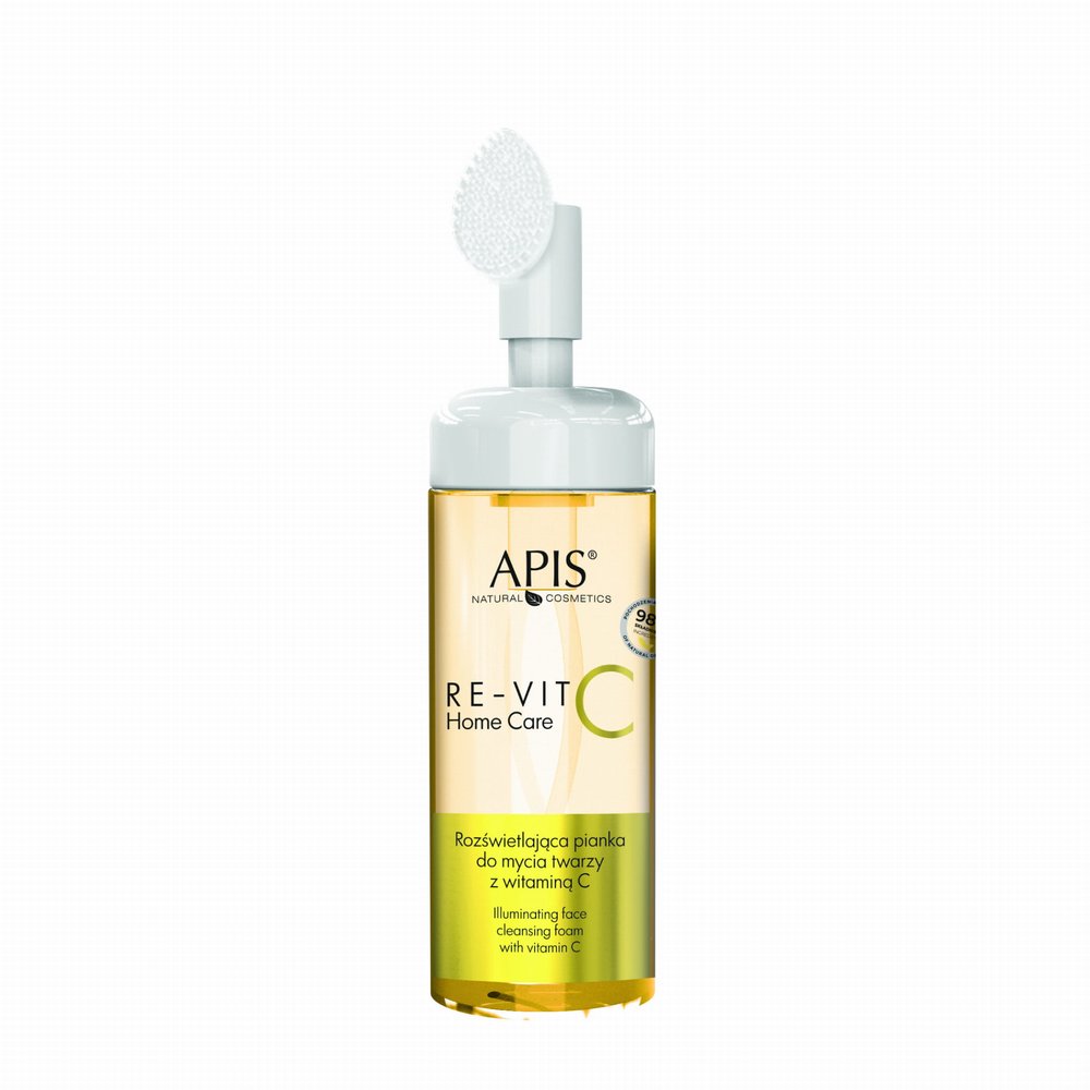 Apis Apis RE-VIT C HOME CARE Rozświetlająca pianka do mycia twarzy z witaminą C / 150 ml — Składniki i ocena