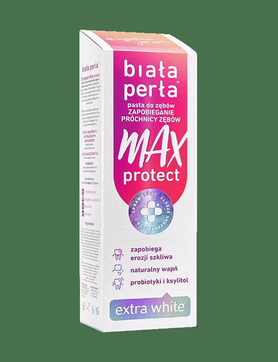 Biała Perła Biała Perła Pasta do zębów MAX Protect Extra White 75ml — Składniki i ocena