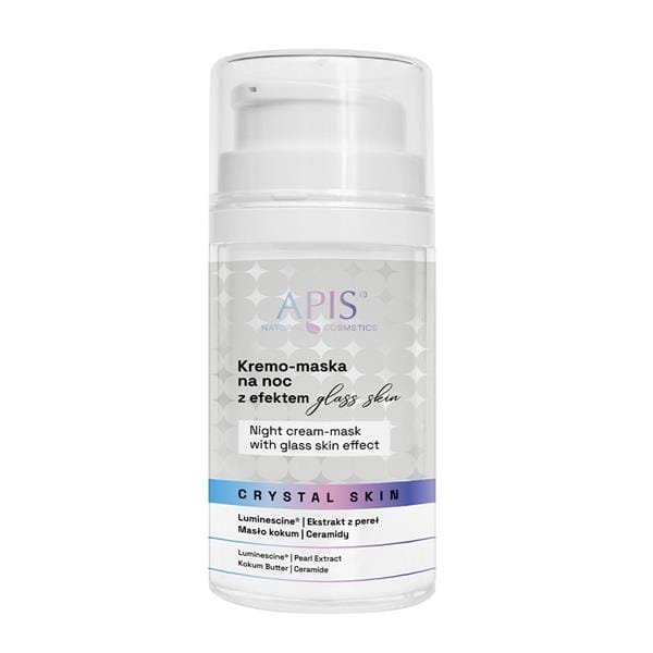 Apis APIS CRYSTAL SKIN Kremo-maska na noc z efektem „glass skin” / 50 ml — Składniki i ocena