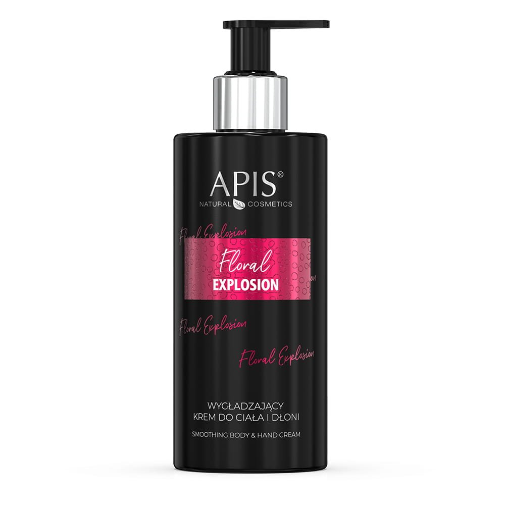 Apis Apis FLORAL EXPLOSION Wygładzający krem do ciała i dłoni  300 ml — Składniki i ocena