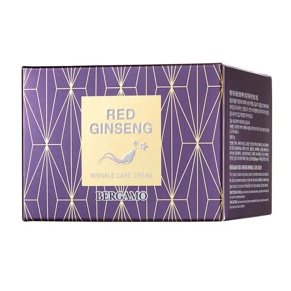 Bergamo BERGAMO RED GINSENG Przeciwzmarszczkowy krem do twarzy z czerwonym żeń-szeniem, 50 ml — Składniki i ocena
