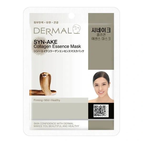 Dermal Dermal Kolagenowa maska w płachcie z jadem węża, 23 ml — Składniki i ocena