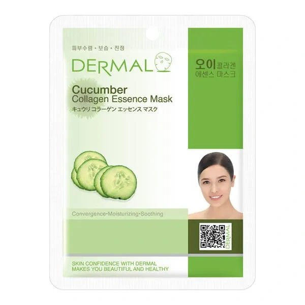 Dermal Dermal Kolagenowa maska z ogórkiem, 23ml — Składniki i ocena