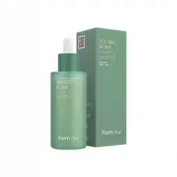 Farmstay FARMSTAY TEA TREE BIOME Łagodząca ampułka do twarzy z ekstraktem z drzewa herbacianego, 50 ml