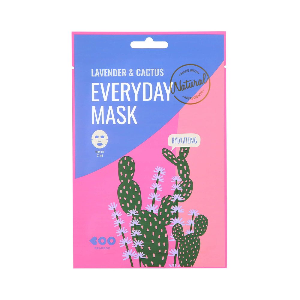 Dearboo DEARBOO Lavender&Cactus Maska w płachcie, 27ml — Składniki i ocena