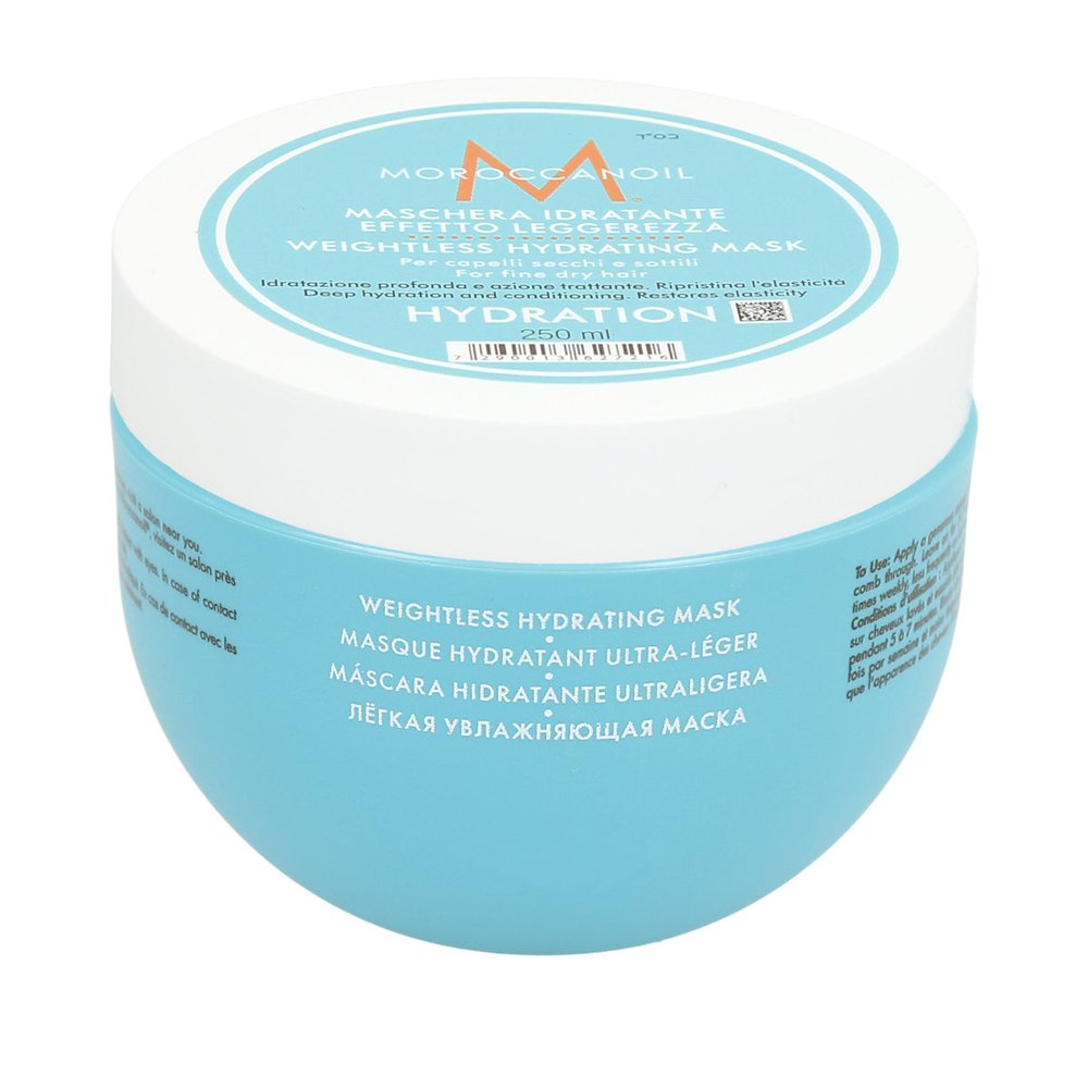 Moroccanoil Moroccanoil Weightless Hydrating Mask Organiczna Maska do Włosów Cienkich i Suchych, 250ml