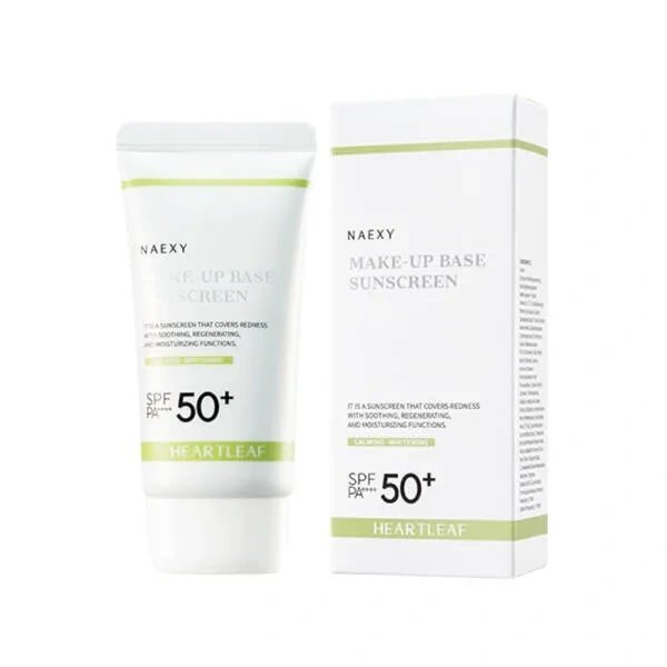Naexy NAEXY Heartleaf Baza pod makijaż z filtrem SPF50+, 70ml — Składniki i ocena