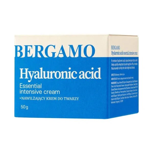 Bergamo Nawilżający krem do twarzy BERGAMO COLOURS z kwasem hialuronowym, 50 g — Składniki i ocena