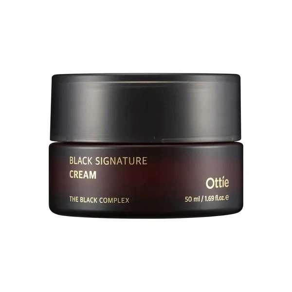 Farmstay OTTIE BLACK SIGNATURE Krem do twarzy ze śluzem ślimaka, 50 ml