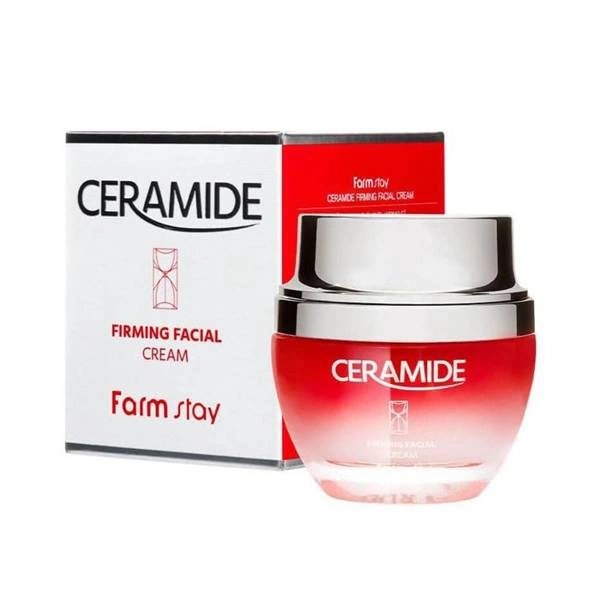 Farmstay FARMSTAY CERAMIDE Ujędrniający krem do twarzy z ceramidami, 50ml — Składniki i ocena