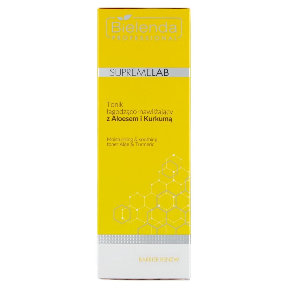 Bielenda Professional Bielenda Professional Supremelab tonik łagodząco-nawilżający z aloesem i kurkumą, 200 ml — Składniki i ocena