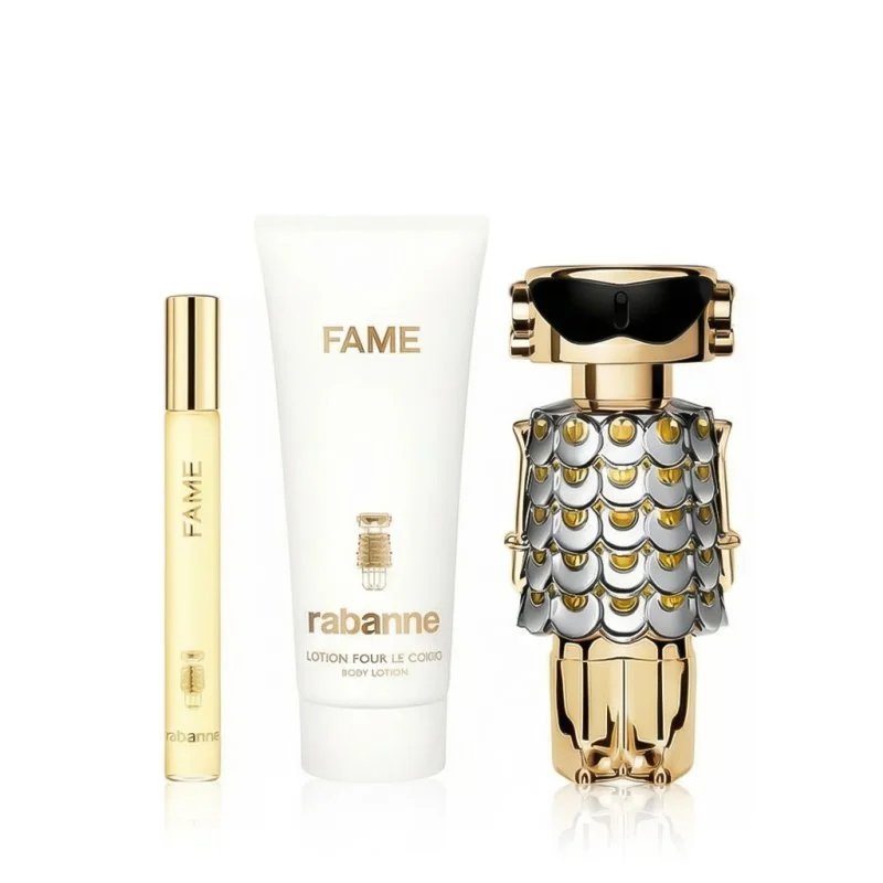 Paco Rabanne Paco Rabanne Fame zestaw woda perfumowana spray 80ml + balsam do ciała 100ml + woda perfumowana spray 10ml