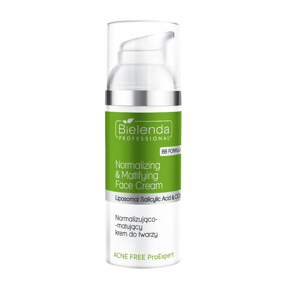 Bielenda Bielenda Acne Free ProExpert, normalizująco-matujący krem do twarzy, 50 ml