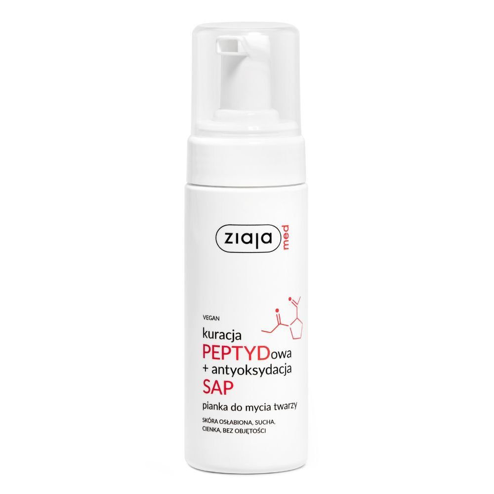 Nieznana Ziaja Med Peptyd.+antyoksyd.SAP, pianka, do myc.twarzy,150ml — Składniki i ocena