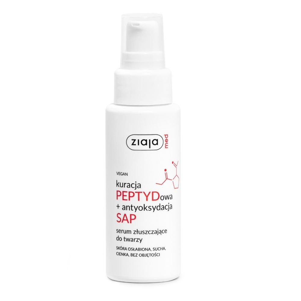 Nieznana Ziaja Med Peptyd.+antyoksyd.SAP, serum,złusz,d/twarzy, 50 ml — Składniki i ocena