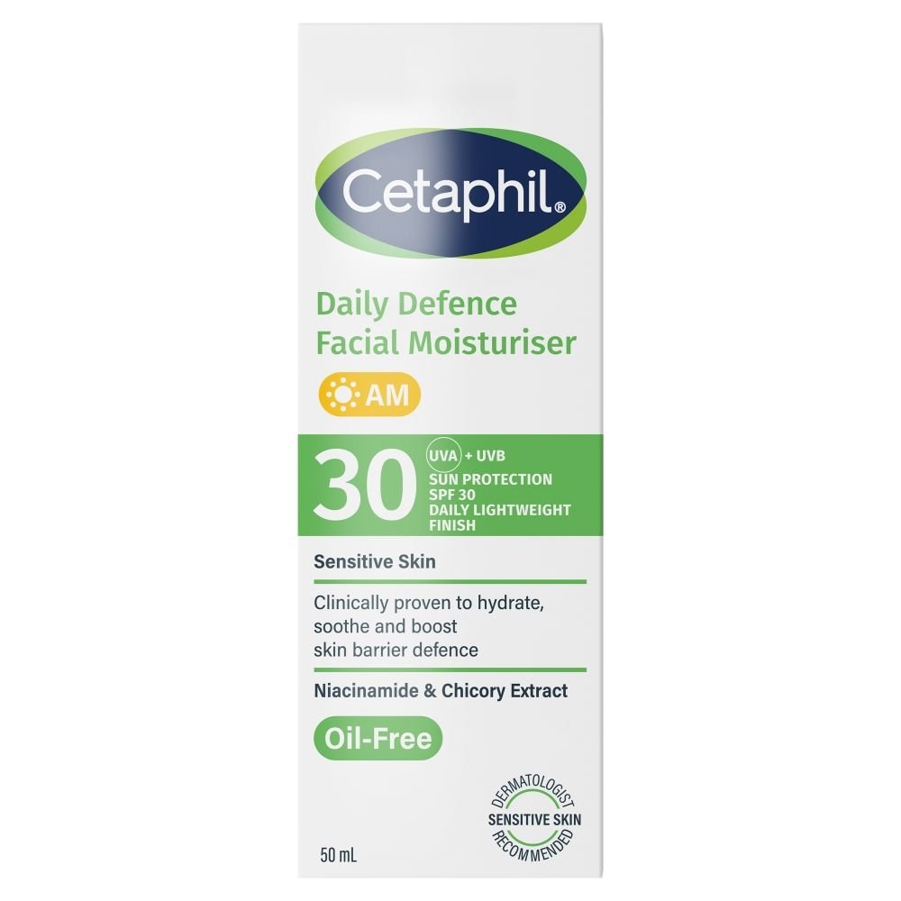 Nieznana Cetaphil Daily Defence, krem nawilżający na dzień z SPF 30, 50 ml