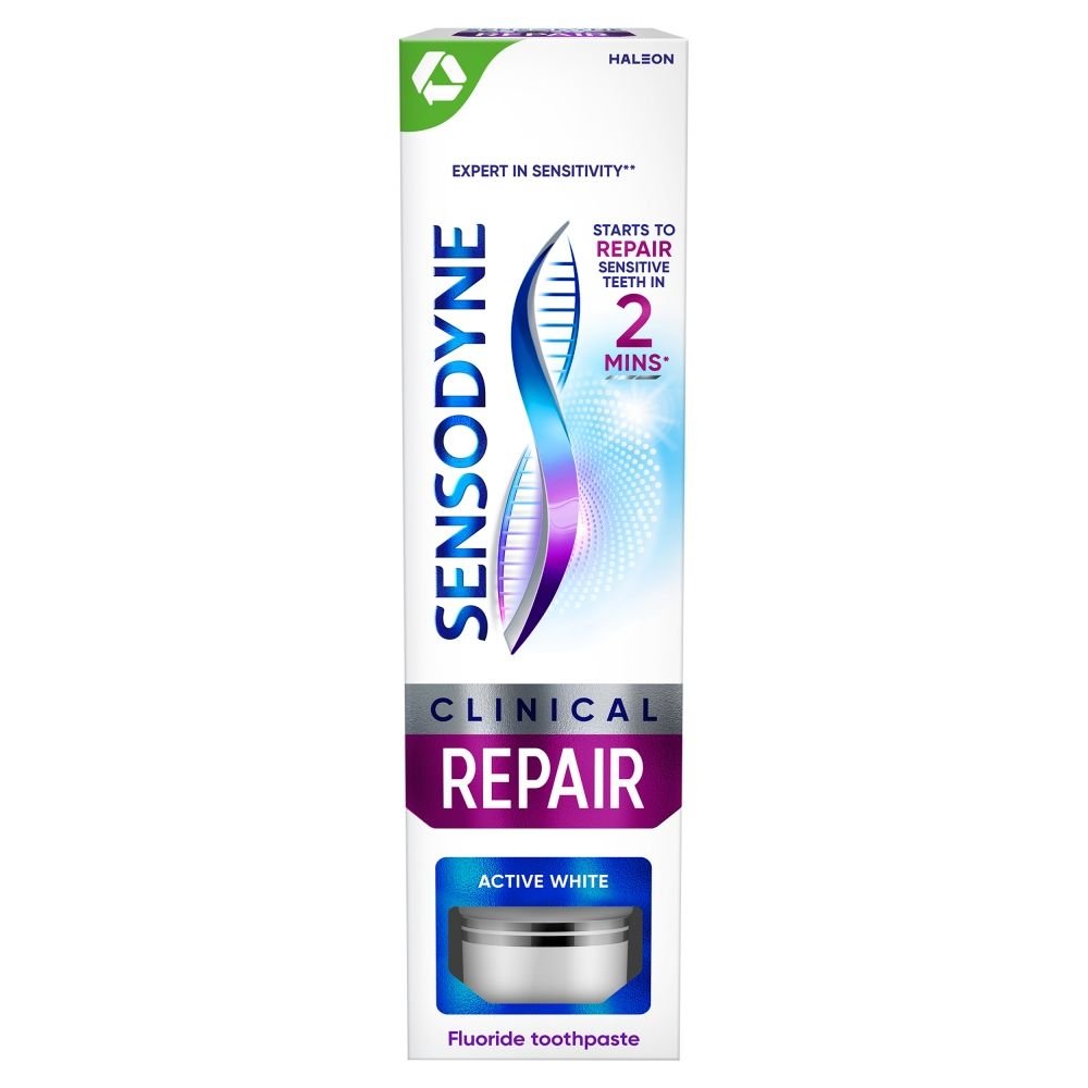 Nieznana Sensodyne Clinical Repair Active White, pasta do zębów,75ml