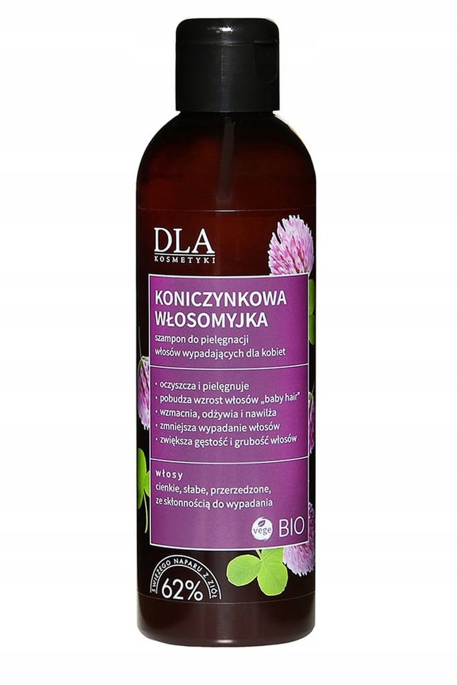 Nieznana DLA Koniczynkowa Włosomyjka Szampon przeciw wypadaniu, 200 ml — Składniki i ocena