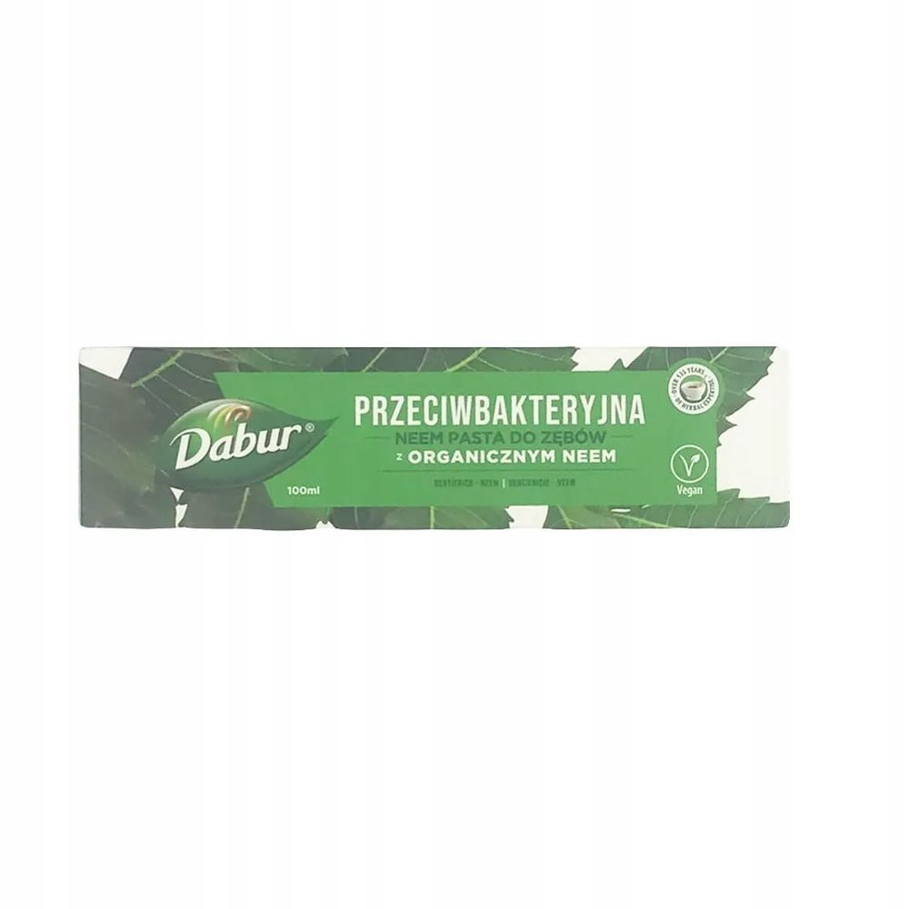 Dabur Pasta do zębów przeciwbakteryjna z organicznym Neem 100ml — Składniki i ocena