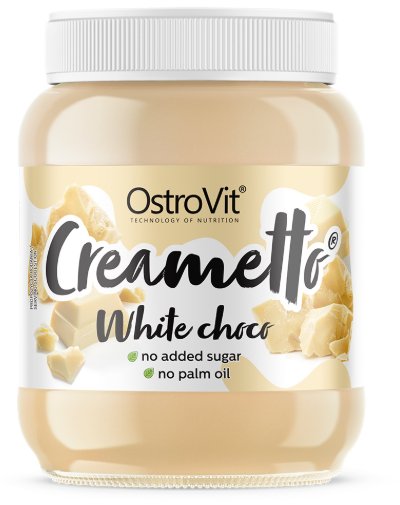 OSTROVIT Ostrovit Creametto krem biała czekolada 350 g — Składniki i ocena