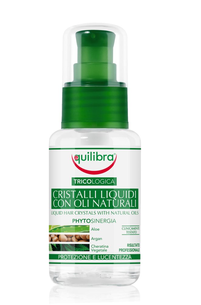 EQUILIBRA Equilibra Płynne Kryształki z Naturalnymi Olejkami Nabłyszczającymi 50ml — Składniki i ocena