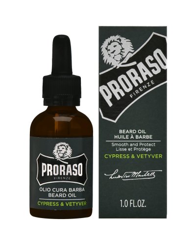 PRORASO Proraso olejek do brody Cypress Vetyver 30ml — Składniki i ocena