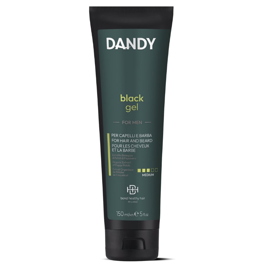 Nieznana Dandy Black Żel Maskuje Siwe Włosy i Zarost Utrwala i Stylizuje 150ml — Składniki i ocena