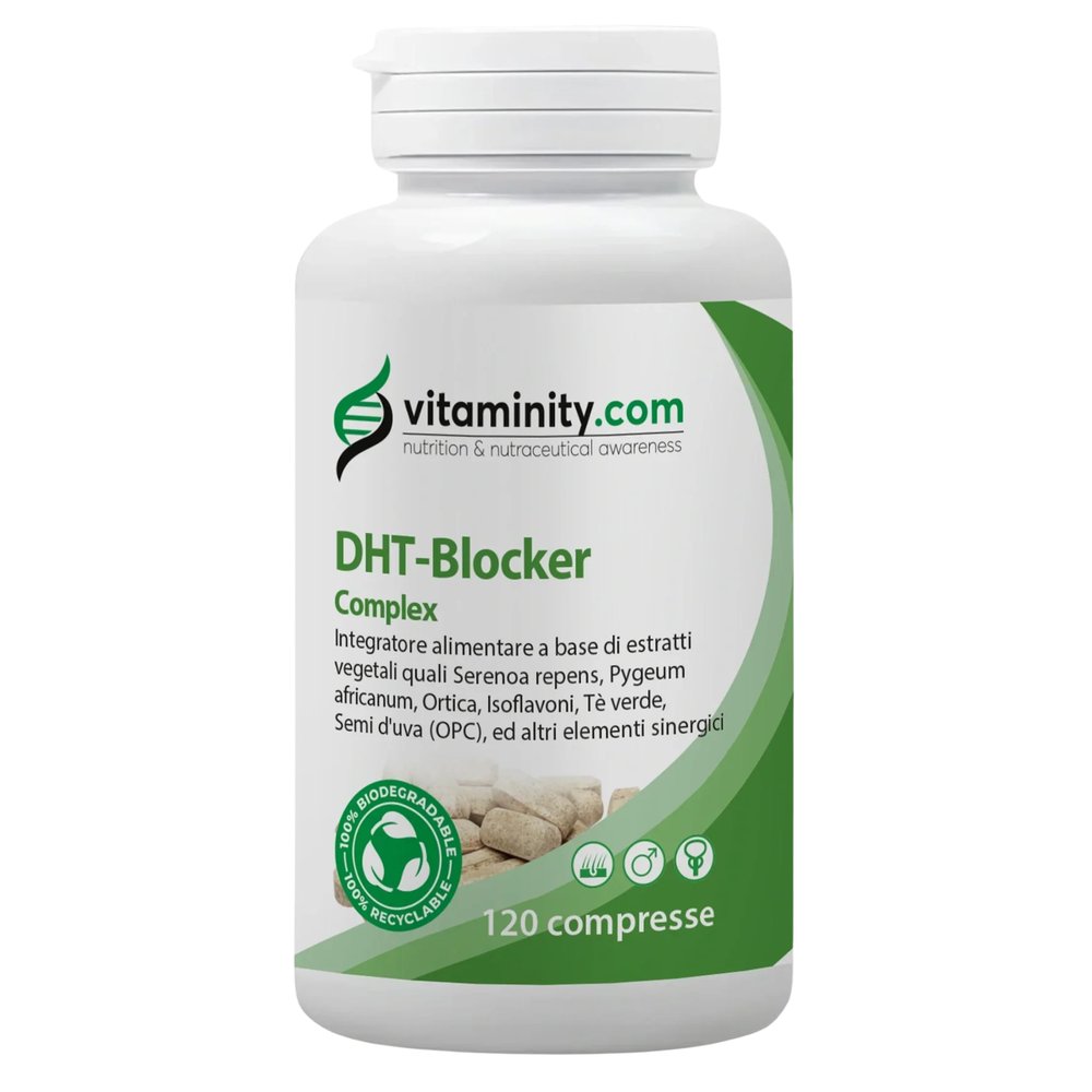 Nieznana Vitaminity Anty DHT Bloker DHT-Blocker Suplement 120tabl. — Składniki i ocena