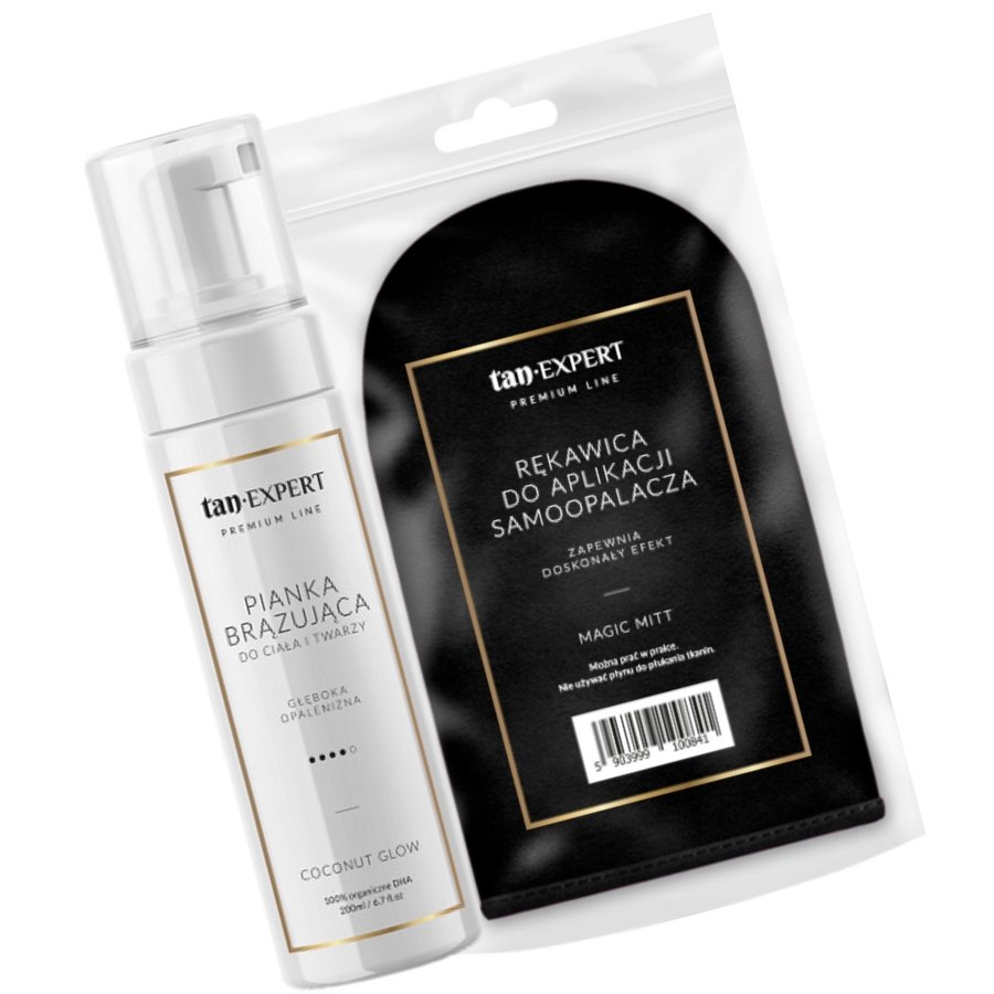 TanExpert TanExpert Pianka Samoopalająca Coconut GLOW + Rękawica Magic Mitt do Aplikacji — Składniki i ocena