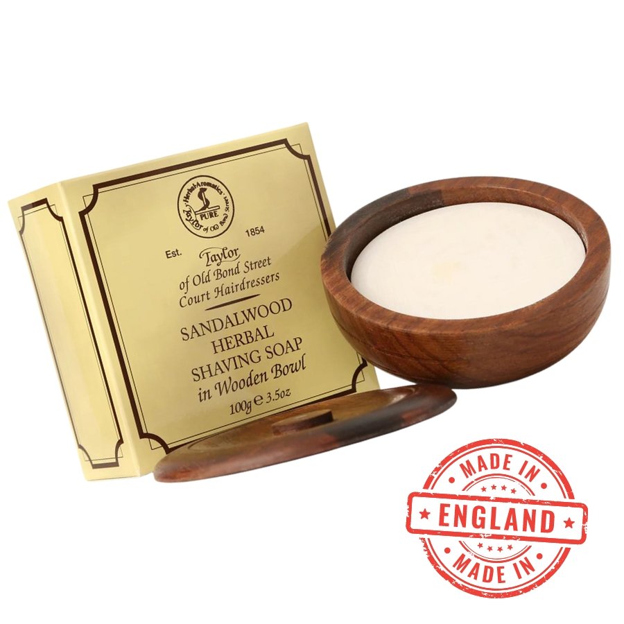 Taylor Of Old Bond Street Mydło do golenia w Drewnianej Misce Drzewo Sandałowe Taylor Of Old Bond Street 100gr — Składniki i ocena