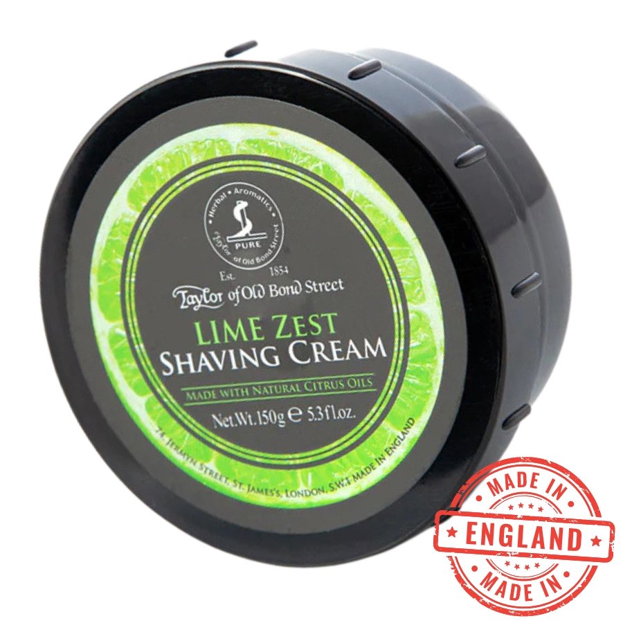 Taylor Of Old Bond Street Krem do Golenia Lime Zest Naturalne Olejki Cytrusowe Taylor of Old Bond Street 150gr — Składniki i ocena