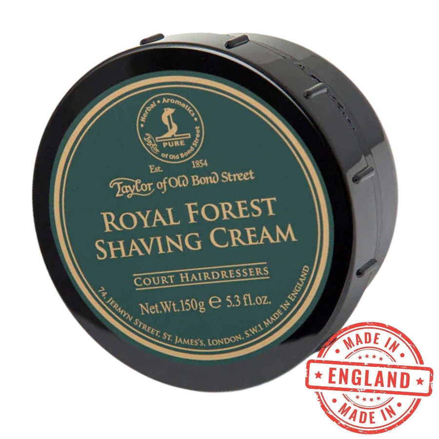 Taylor Of Old Bond Street Krem do Golenia Royal Forest Taylor of Old Bond Street 150gr — Składniki i ocena