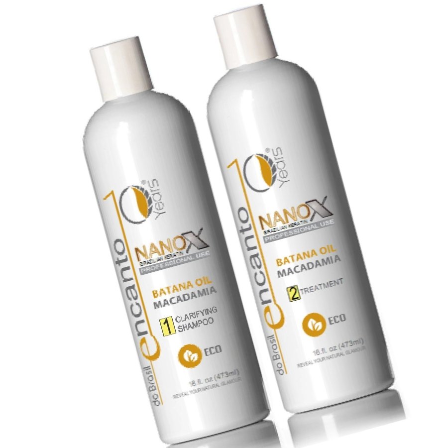 Encanto Do Brasil Zestaw Nanox Encanto do Brasil Keratynowe Prostowanie Włosów 2x236ml — Składniki i ocena