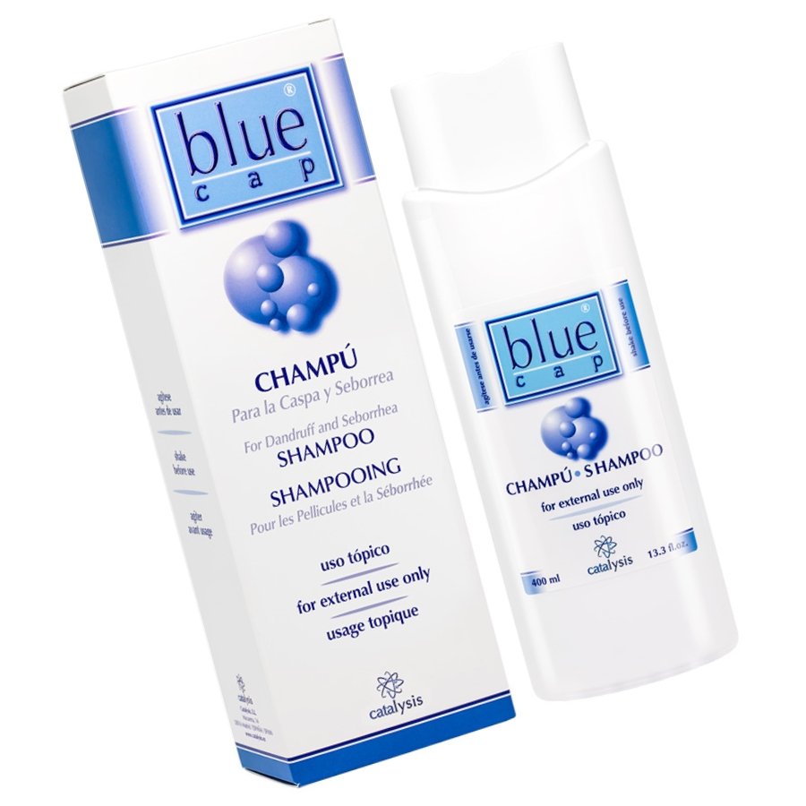 Nieznana Blue Cap Szampon Stany Zapalane, Łuszczyca, AZS, Łojotok 400ml — Składniki i ocena