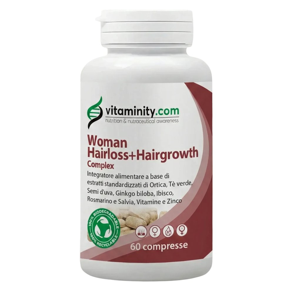 Nieznana Vitaminity Hairloss+Hairgrowth Kompleks dla Kobiet Wypadanie Włosów+Wzrost Włosa 60tabl. — Składniki i ocena