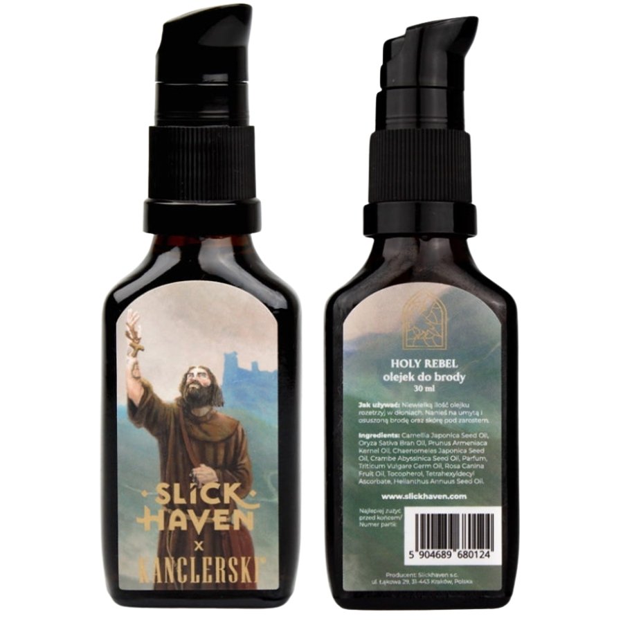 Nieznana Kanclerski Holy Rebel SlickHaven Olejek do Brody 30ml — Składniki i ocena