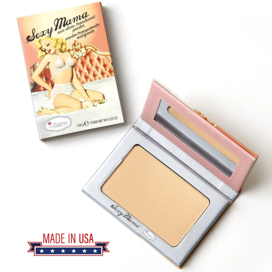 the Balm theBalm Sexy Mama Puder Matujący z Lusterkiem the Balm Made in USA 7.08g — Składniki i ocena