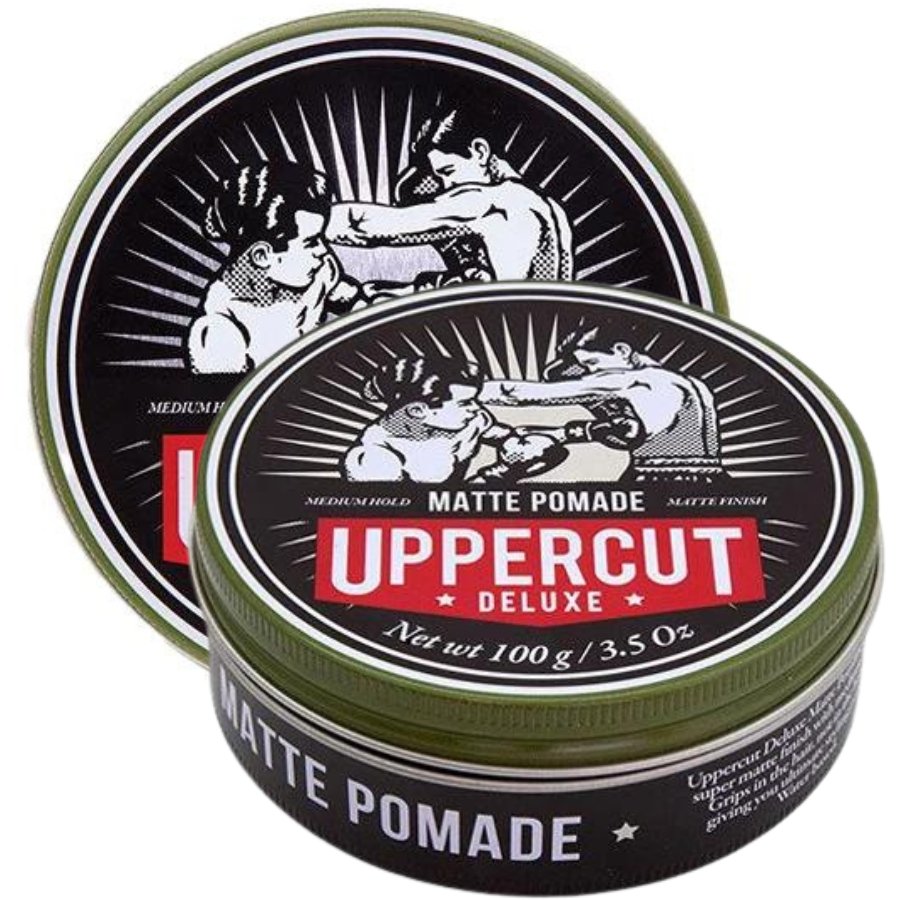 Uppercut Uppercut Pomada do Włosów Pasta Matowa Deluxe Matt Pomade \"Zielona\" 100g — Składniki i ocena