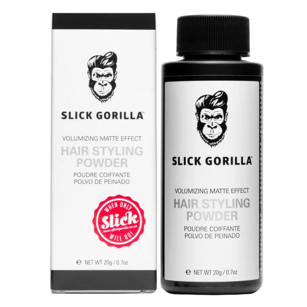 Slick Gorilla Slick Gorilla Styling Powder 20g Naturalna objętość i doskonała stylizacja każdego dnia — Składniki i ocena