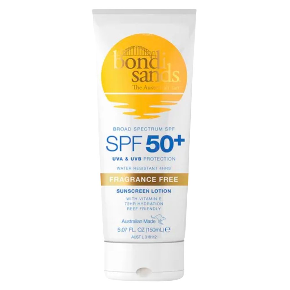 Bondi Sands SPF 50+ Balsam do Opalania Bez Zapachu Wodoodporny Wegański 150ml — Składniki i ocena