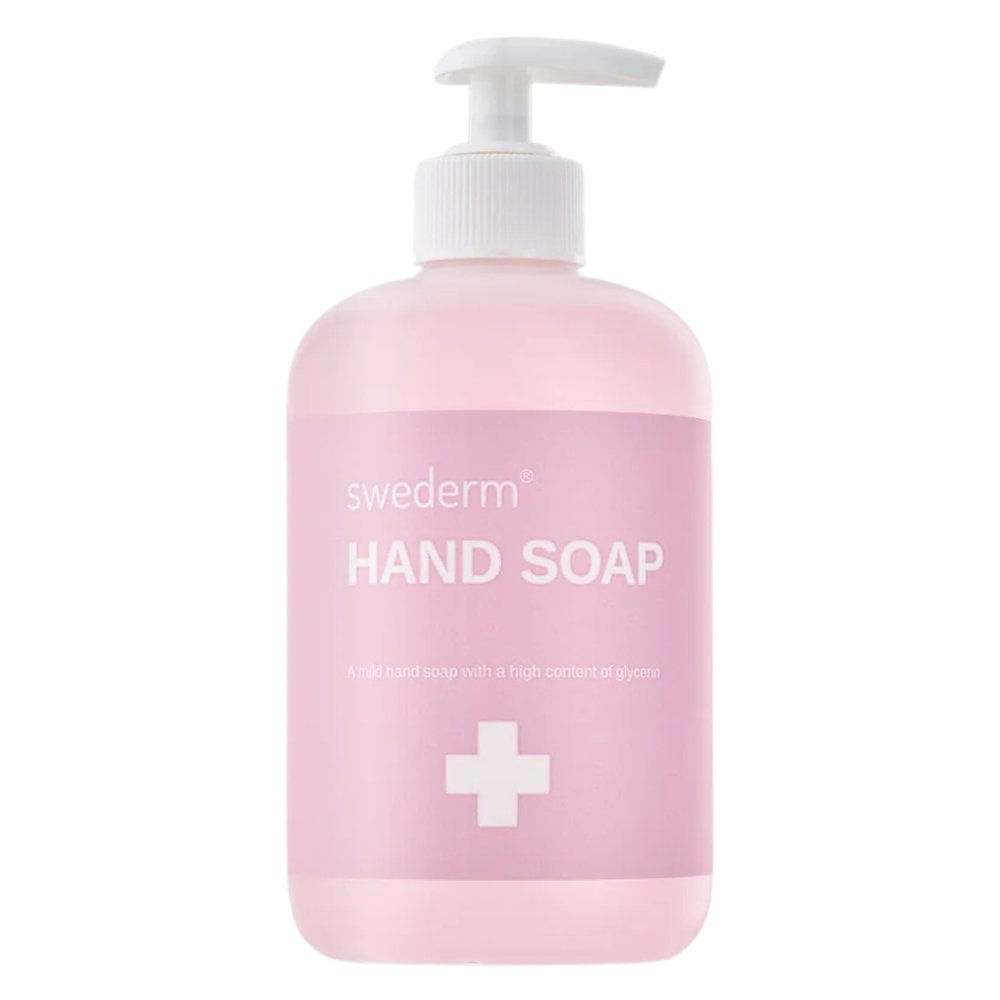Swederm Swederm Hand Soap Mydło do dłoni 500ml Delikatne oczyszczanie i nawilżenie z gliceryną — Składniki i ocena