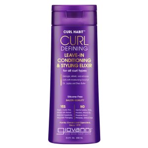 Nieznana Giovanni Cosmetics Odżywka Elixir bez spłukiwania do loków i fal Curl Habit Leave-In Elixir 250ml — Składniki i ocena