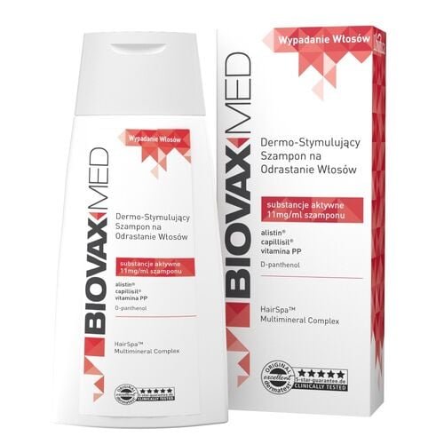 Biovax BIOVAXMED szampon stymulujący odrastanie włosów