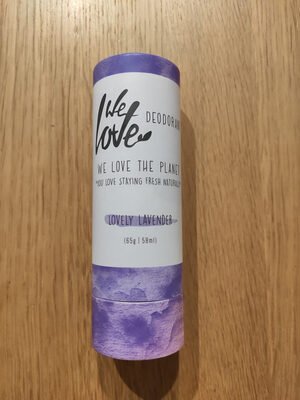 We Love The Planet B.V. We love the planet Dezodorant w sztyfcie LOVELY LAVENDER bez aluminium 65 g — Składniki i ocena