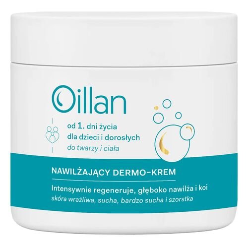Oillan OILLAN Nawilżający dermo-krem 500 ml — Składniki i ocena