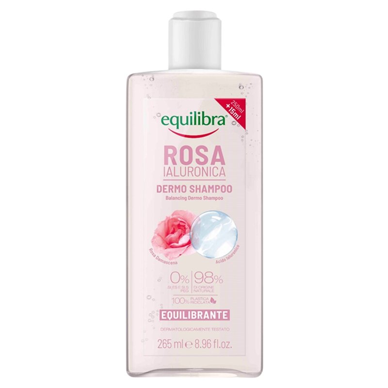 EQUILIBRA EQUILIBRA Równoważący szampon róża i kwas hialuronowy 265 ml