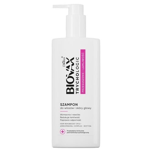 Biovax BIOVAX Trychologic przesuszenie łamliwość szampon